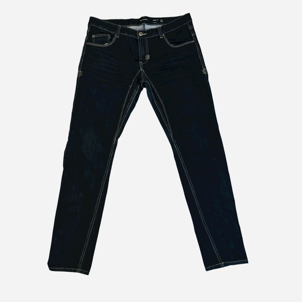 Ranbeeri Dark Blue Y2K Skinny Jeans for Women Size 13